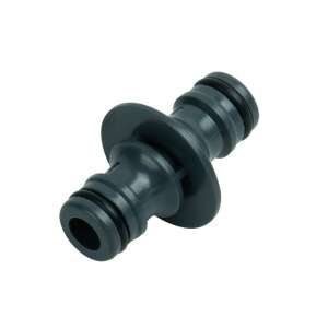 Conector pentru furtun Daye DY8016, plastic gri, pentru conectarea furtunurilor de grădină - Racorduri pentru furtunuri