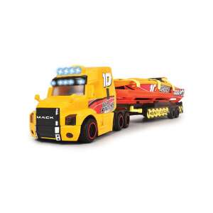 Sea Race Truck kamion versenyhajóval, fénnyel és hanggal 41cm - Simba Toys 57625916 Játék autó - Kamion