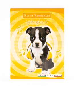 Pigna A/5 Keith Kimberlin Square Grid Notebook - Doggy