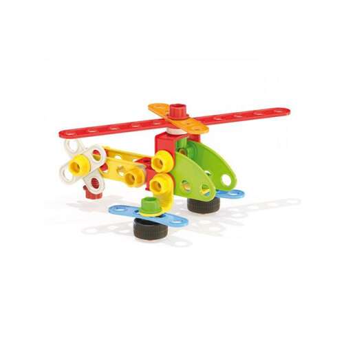 Quercetti: Techno Jumbo vehicule set de construc?ie 76pcs