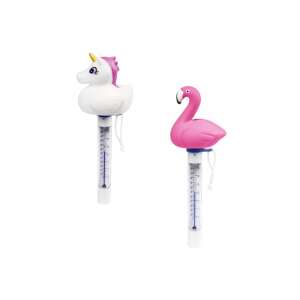 Bestway Schwimmbadthermometer mit Einhorn- und Flamingo-Design - Zubehör für Poolheizungen