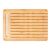 Fiskars Bamboo Bread Cutting Board with crumb grooves