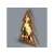 Weihnachtsmann in Tannenbaumform mit Muster/20x29,5x4,5cm/warmweißer LED-Baumschmuck (310-14) 104152600