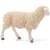 Schleich sheep figurine, realistic farm animal toy for kids, side view