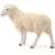 Schleich sheep figurine, realistic farm animal toy for kids, side view