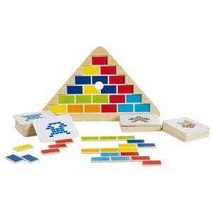 Fából készült színes logikai puzzle 60316815 Goki