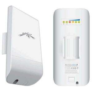 Ubiquiti NanoStation Loco M5 pogled sprijeda i straga - Access point