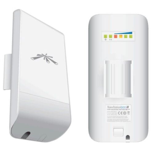 Ubiquiti NanoStation Loco M5 pogled sprijeda i straga