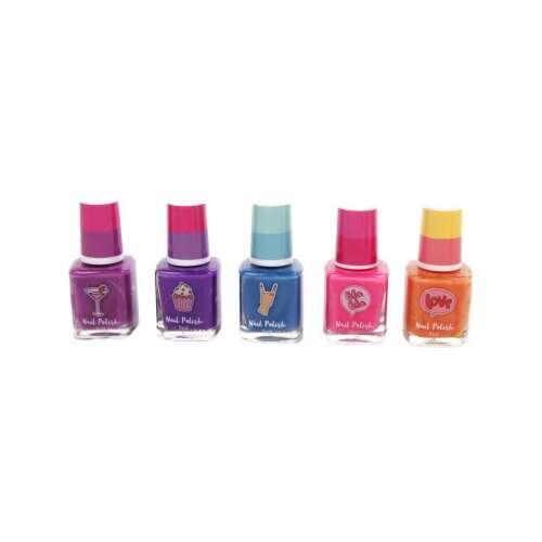 Create It Farbwechsel-Nagellack 5er Set, 5 Flaschen Nagellack in verschiedenen Farben und Designs