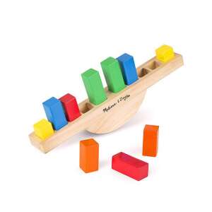 Melissa & Doug Szivárványos egyensúlyozó fajáték, oktató játék gyerekeknek - Melissa & Doug