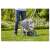 Gardena AquaRoll M hose reel in use in garden