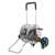 Gardena AquaRoll M metal hose reel, silver, with wheels and handle