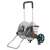 Gardena AquaRoll M metal hose reel, silver, with wheels and handle