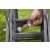 Gardena AquaRoll L Easy portable hose reel, grey, 100m capacity, close-up of hose connector