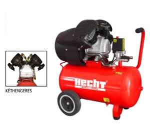 Kompresor powietrza dwucylindrowy Hecht 2353 50 litrów - Sprężarka