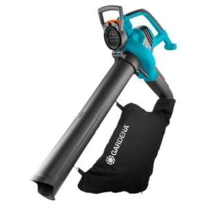Gardena ErgoJet 3000 electric leaf blower and vacuum, black and blue - Garden