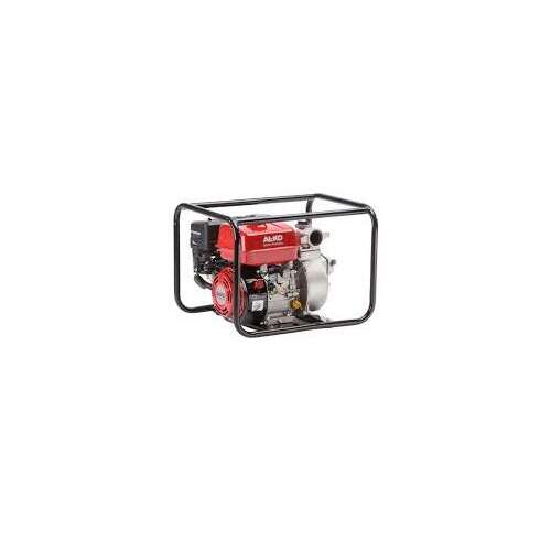 AL-KO BMP 30000 gasoline powered water pump, red and black, with a frame