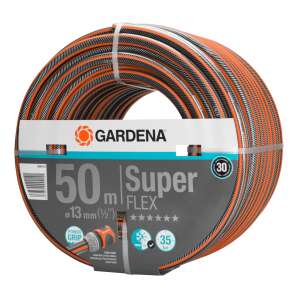 Градински маркуч Gardena SuperFLEX 50m, 13mm (1/2") - Напояване