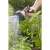Gardena Premium 5-function watering nozzle in use, watering plants