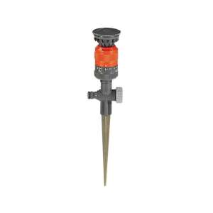 Gardena Comfort Vario sprinkler with adjustable spray pattern and spike for easy installation - Sprinkler and Irrigator
