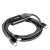 CLUB3D USB Type-C - 2x USB Type-C 1,83m Y töltőkábel, fekete, 100W max