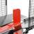 Close-up of Hecht 6500 Log Splitter Blade and Safety Cage