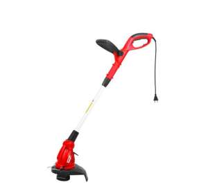 Hecht 530 electric grass trimmer, red, with adjustable handle and cutting head angle - Hecht
