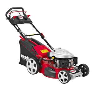 Hecht 5534 SWE Self-Propelled Petrol Lawn Mower, Red and Black - Garden