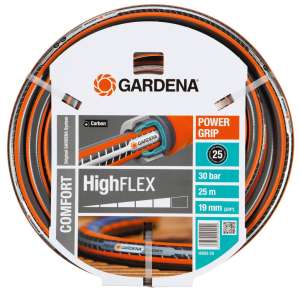 Gardena Comfort HighFLEX garden hose 25m 3/4 inch, Power Grip, 30 bar pressure - Gardena