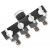 WHITE LINE manifold with 4 shut-off 3/4 inch 150064 91223340