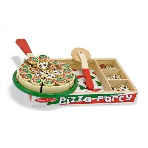 Melissa & Doug Fa Pizza Party Játékszett 54 feltéttel - Melissa & Doug