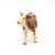 Close-up of Papo Simmental Cow Toy Figurine