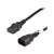Akyga AK-PC-07A 3m IEC C14 - IEC C13 power cable connectors