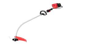 Hecht 126 petrol powered grass trimmer, red, for trimming grass around flower beds, fences, trees, walls, etc. - Hecht