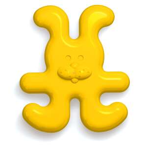 Gelbes Quercetti Daisy Leprotti Hasen-Stapelspielzeug-Teil - Plastikbausteine