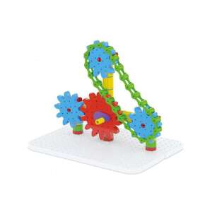 Jucărie de construcție Quercetti Georello Tech, angrenaje, acționare cu lanț, învățare STEM, construcție, joacă creativă - Quercetti Jocuri de constructie - Lego