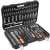 Yato 173 piece socket wrench set in a black carrying case