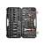 Yato 173 piece socket wrench set open case showing all tools