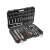Yato 173 piece socket wrench set in a black carrying case