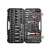 Yato 173 piece socket wrench set open case showing all tools