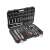 Yato 173 piece socket wrench set in a black carrying case
