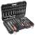 Yato 173 piece socket wrench set in a black carrying case