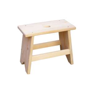 Sámli scaun cu trepte din lemn, din lemn de pin, perfect pentru a ajunge la locuri înalte - Seturi mobilier de hol