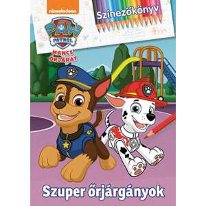 Paw Patrol Malbuch mit Chase und Marshall, Nickelodeon - Mancs Őrjárat