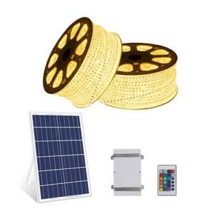 Solar Light Kültéri Napelemes Led Világitás Fehér 10m KE-23-331