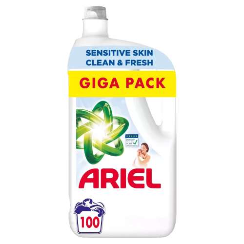 Ariel Sensitive & Baby Detergent lichid 5 litri (100 de spălări)