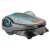 Gardena SILENO life 750 robot lawnmower, grey and blue, 3/4 view