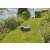 Gardena SILENO life 750 robot lawnmower mowing a lawn