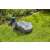 Gardena SILENO life 1000 robotic lawnmower charging in its charging station