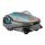Gardena SILENO life 1250 robot lawnmower, grey and blue, angled view